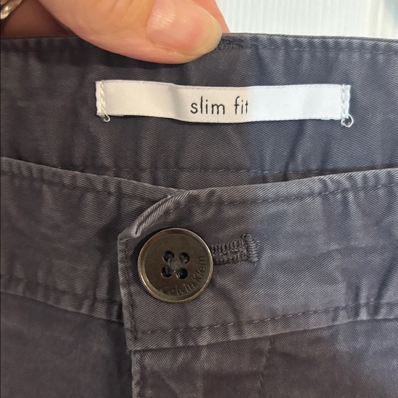 Calvin Klein Men’s Grey Pants, Slim Fit, 32x30 - Picture 4 of 9
